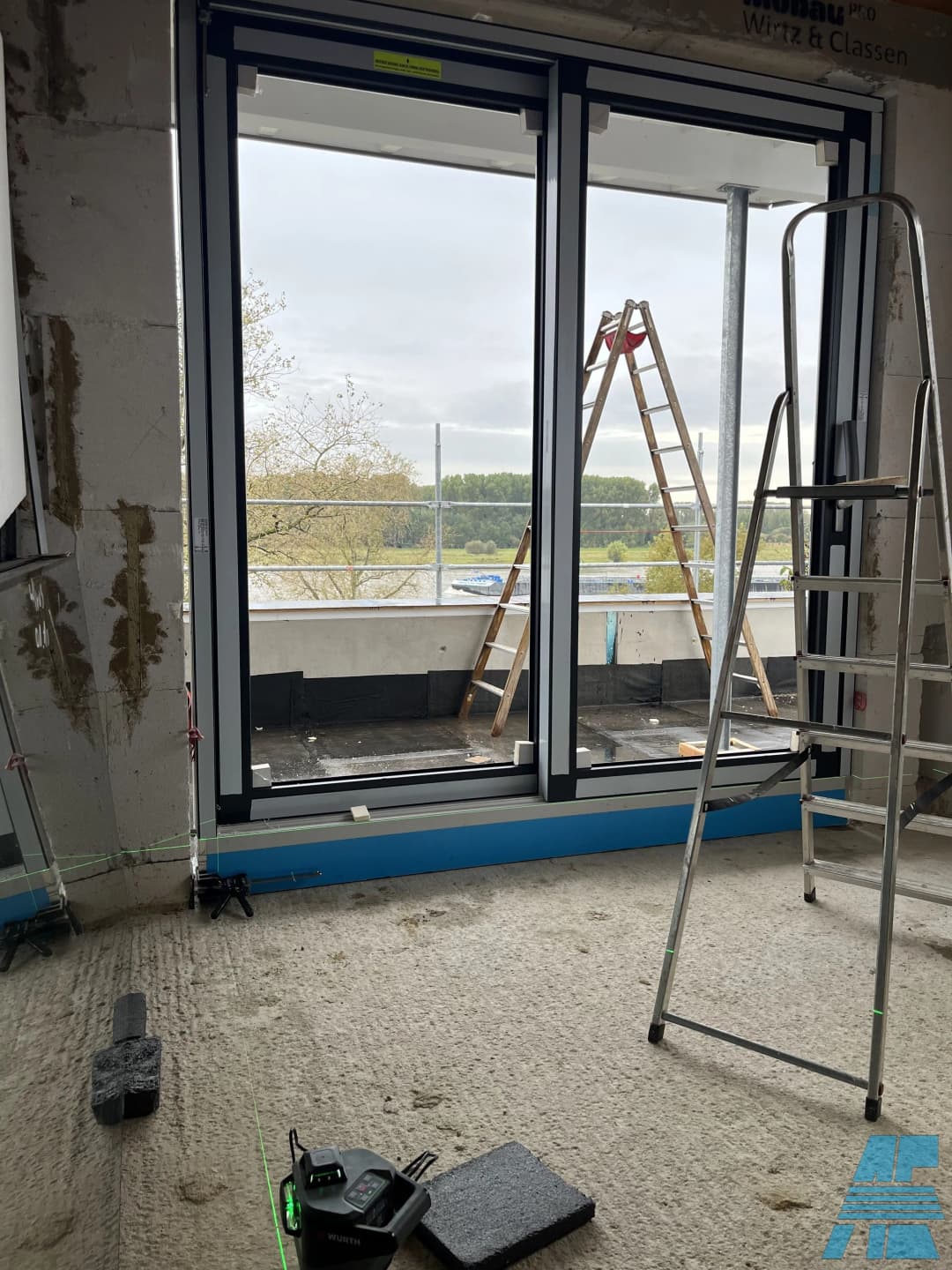 Reinigung von Fensteranlagen